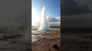 Strokkur geyser eruption Iceland [upl. by Jochebed]