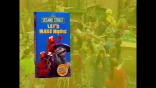 Sesame Street  Lets Make Music 2000 VHS Rip [upl. by Grayce]