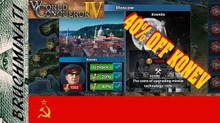 Konev 40 Off Famous Generals Discount Mission World Conqueror 4 [upl. by Hauser783]