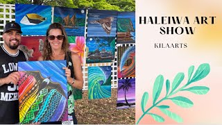 Haleiwa Art Show North Shore Oahu [upl. by Ahsiri]