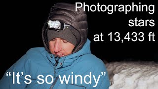 The hardest night of my photo life 15 Minutes of me saying its cold and windy 14ers Episode 7 [upl. by Eel955]