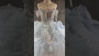 churlyawurfel wedding dress💃💃💃💃💃 eventdress weddinggown weddingpartydress wedding bridal [upl. by Okin]