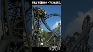 Smiler  14 times upseide down  Gerstlauer Infinity Coaster rollercoasteraltontowersresort [upl. by Rastus]