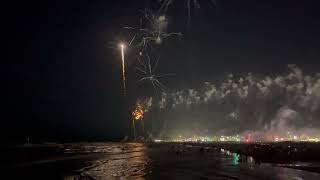 Galveston Fireworks TX 2024 [upl. by Faxon]