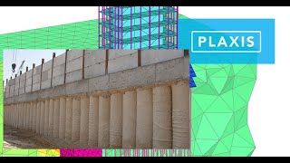 9 Plaxis 3D tutorial excavation in sand shoring system strut anchors and sheet pile [upl. by Meredith]