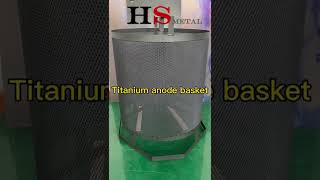 Plating auxiliary anode titanium mesh [upl. by Torrey619]