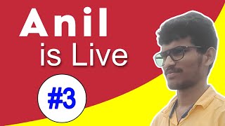 Anil is live 3 😊❤️ [upl. by Itsyrc217]