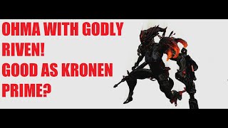 Warframe Ohma God Roll RivenElectric Build l Warframe The Steel Path [upl. by Jephum]