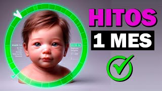 HITOS DEL BEBÉ DE 1 MES 👶  El desarrollo psicomotor de los bebés durante el primer mes de vida [upl. by Carothers]