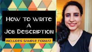 How to write a Job Description Includes sample format [upl. by Aydiv]