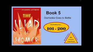 The Iliad  Book 5  Audiobook [upl. by Dewain]