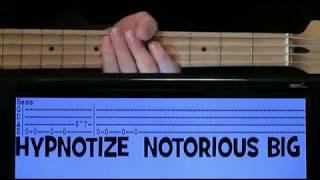 Notorious BIG Hypnotize Guitar Chords Lesson amp Tab Tutorial with Bass Also Herb Alpert Rise [upl. by Macrae182]