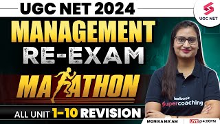 UGC NET 2024 Management Marathon  Management Unit 1 to 10 Complete Revision  Monika Mam [upl. by Malita]