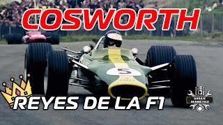 Historia de COSWORTH REYES de la Fórmula 1 [upl. by Airdnola]