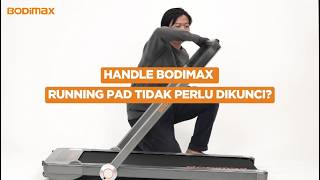 CARA SETTING HANDLE TREADMILL BODIMAX RUNNING PAD DENGAN MUDAH [upl. by Helms323]