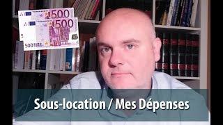 Souslocation airbnb mes dépenses [upl. by Gagnon523]