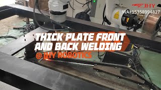 THICK PLATE FRONT AND BACK SIDE WELDING [upl. by Lawton]