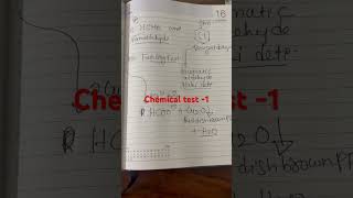 Chemical distinguishing test Ethylamine and Aniline formaldehyde and Benzaldehyde cksir [upl. by Fritze692]