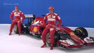 2014 F1新車発表 フェラーリF14 T フェルナンド・アロンソ [upl. by Cheatham986]