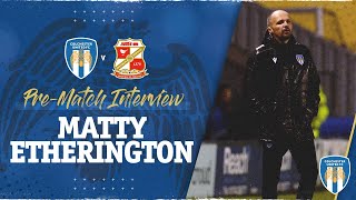 Interview  Matty Etherington Pre Swindon Town [upl. by Nesilla791]