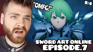 THEY HAVE FAILED  Sword Art Online  Episode 7  SEASON 4 ALICIZATION PART 2  ANIME REACTION [upl. by Dagna814]