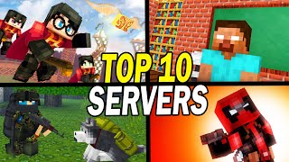 Top 10 Best Minecraft Servers To Play Now [upl. by Heinrik]