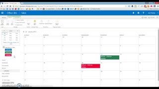 ColorCoding SharePoint 2010 2013 or SharePoint Online Calendars [upl. by Ahsikar]