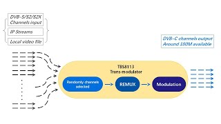 DVBS2 to DVBTT2 transmodulator [upl. by Cynthie]