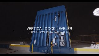 Blue Giant Vertical Storing Dock Leveler PreInstallation Instructional Video [upl. by Oiromed741]