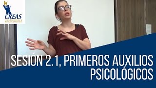 Sesión 21 Primeros Auxilios Psicológicos [upl. by Sirapal]