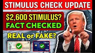 2600 Stimulus Check for Seniors The Truth Behind the Viral Claim [upl. by Cresa]