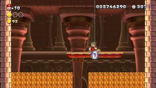 Peachs Castle  RedHot Elevator Ride New Super Mario Bros Wii U [upl. by Arraeic]