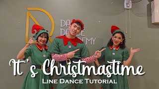 【Line Dance Tutorial】Its Christmastime [upl. by Pessa]