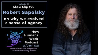 Robert Sapolsky On why we evolved a sense of agency [upl. by Klemperer]