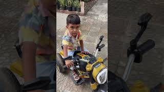 Battery car for children  battery wali bike bettry babyshorts cutebaby [upl. by Kane]