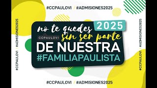 COLEGIO COOPERATIVO PAULO VI  ADMISIONES ABIERTAS 2025 [upl. by Aneladdam]