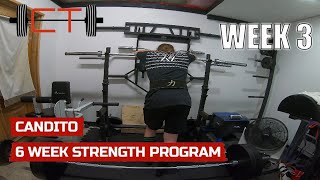 Linear Max OT Phase  Candito 6 Week Strength Program [upl. by Braasch]