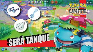 Venusaur en Pokémon Unite parace TANQUE con esta Build  Gameplay Build y Moveset [upl. by Waxman427]