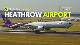 Heathrow Airport Live  WINDY Departures Saturday 6th July 2024 [upl. by Sanyu369]