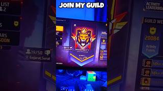 How to Join Hakson Pro Yt Guild of Hakson Bhai 🥰 Kon aayega  Garena free fire max shorts [upl. by Selie]