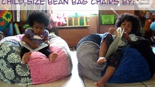 How to Make a Bean Bag Chair Child Size [upl. by Roye]