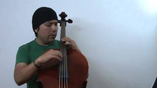 How to play Funk on Cello Violin and Viola Part 1 [upl. by Wojcik]