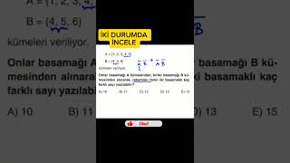 PERMÜTASYON yks tyt ayt matematik [upl. by Sefton]