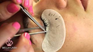 How to Do Eyelash Extensions by Bella Lash [upl. by Sander996]