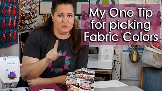 How do you pick fabric colors for a quilt [upl. by Wichern]