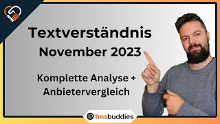 Textverständnis  November TMS 2023  TMS Buddies [upl. by Bissell959]