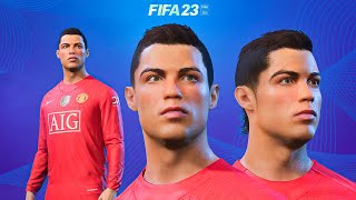 Cristiano Ronaldo 2008 FaceMod For FIFA 23 [upl. by Llib]