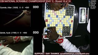 NAIROBI NATIONAL SCRABBLE CHAMPIONSHIP  2024 Day 1 [upl. by Herold]