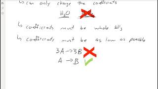 CHEM100 9 5 Balancing chemical eqns [upl. by Noland]