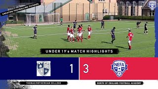 Match Highlights Thomas Rotherham College 13 NEFA [upl. by Alludba]